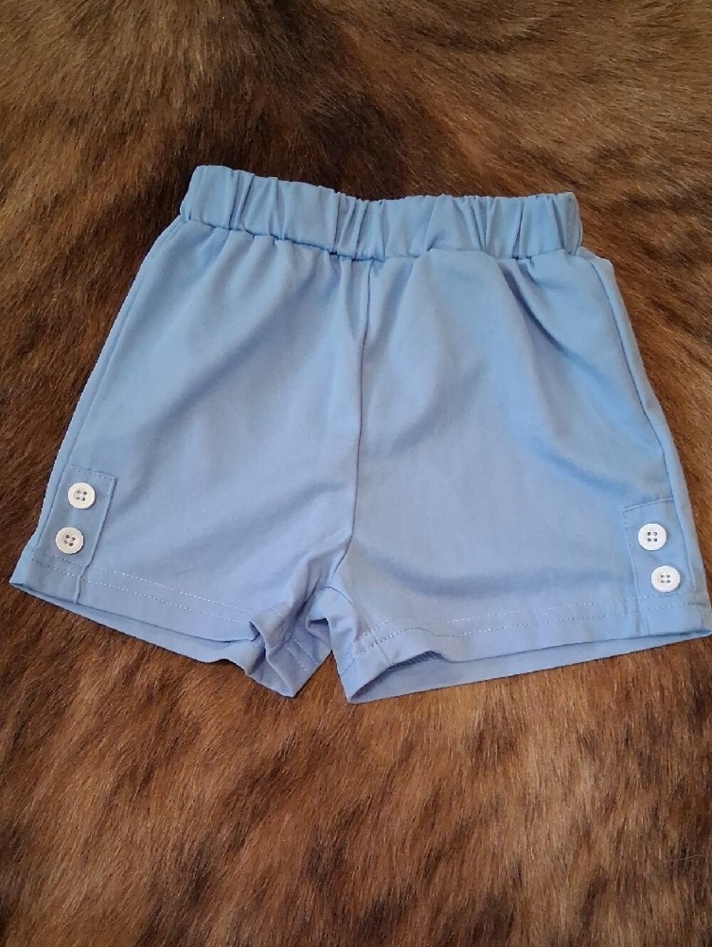 NWT Blue Seashell Print Top & Shorts Set - Picture 4 of 5